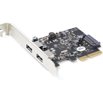 StarTech.com 2-Port USB PCIe Kaart met 10Gbpspoort - USB 3.13.2 Gen 2 Type-A PCI Express 3.0 x2 Host Controller Kaart