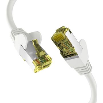 EFB CAT6a WEISS 0,15m Patchkabel S/FTP PIMF