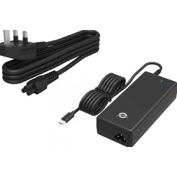 CONCEPTRONIC Lader 1Port 100W GaN,USB-C PD Desk zwart