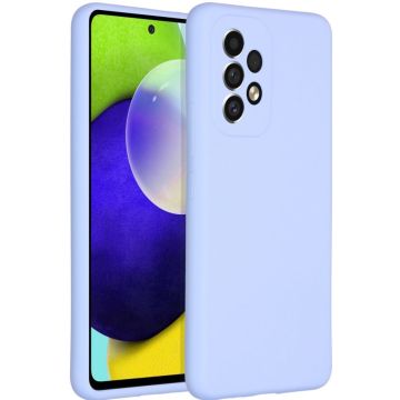 Accezz Liquid Silicone Backcover Samsung Galaxy A53 - Paars