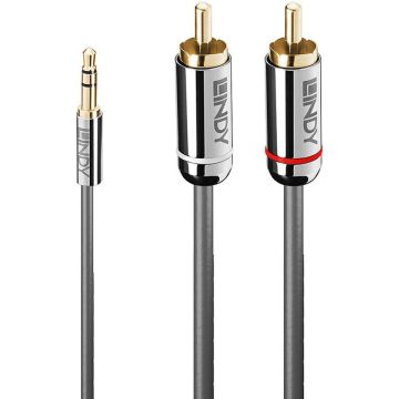 Lindy Audiokabel an Phono 3.5mm Cromo line 2m