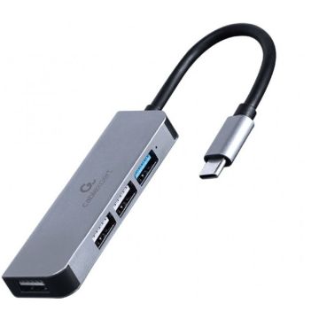 gembird 4-Port-USB-Type-C-Hub (1 x USB 3.1 + 3 x USB 2.0)