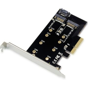 Conceptronic EMRICK04B, PCIe, M.2, PCIe 3.0, Passief, China, JMB585