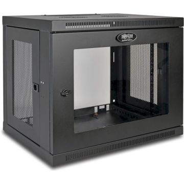Eaton Tripp Lite Series 9U Wall Mount Rack Enclosure Server Cabinet w Acrylic Glass Front Door - Rack kast