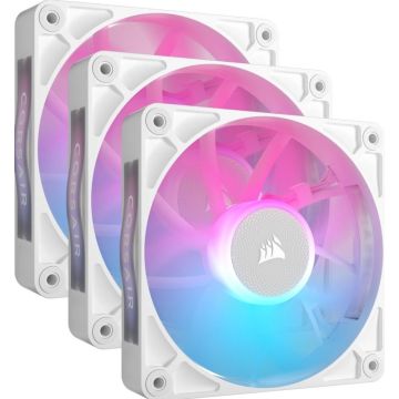 CORSAIR iCUE LINK RX120 RGB Starters Kit White - Ventilator