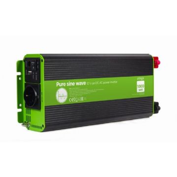 gembird 12 V DC-AC-Wechselrichter für Autos, 1000 W