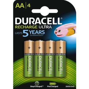 Duracell StayCharged HR6 - Batterij 4 x AA-type
