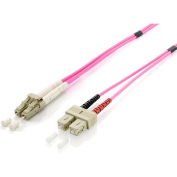 Equip 255535 Fiber Optic Patch Cord HF LC/SC 50/125u, 5m