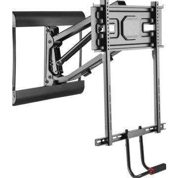 Equip Monitor Tischhalterung 43""-50"" pull-down TV Wand schw.
