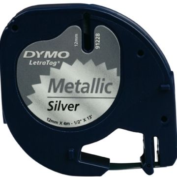 DYMO LetraTAG - Metaalzilver