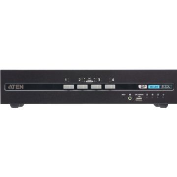 4-Port USB - 4K DisplayPort Dual Display Secure KVM Switch with Card Reader (PSD PP V4.0 Compliant)