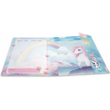 HERMA 20137, Opbergmap met flap, A4, Karton, Meerkleurig, Elastische band, 1 stuk(s)