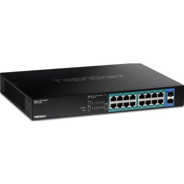 TRENDnet 18-Port Gigabit PoE+ Switch (240W)