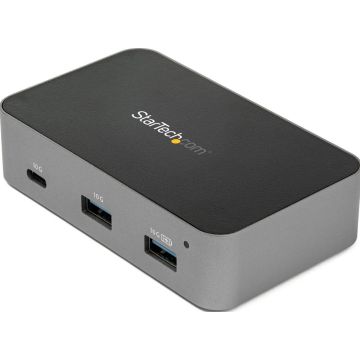 StarTech.com 3-poorts USB-C hub USB 3.1 Gen2 (10 Gbps) naar 2x USB-A & 1x USB-C - zelfgevoed incl universele voedingsadapter (HB31C2A1CGS)