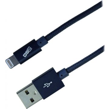 2GO USB oplaadkabel-MFI zert-antraciet 200cm Lightning