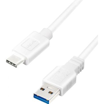 Cable Logilink USB-C 3.2 to USB 3m White
