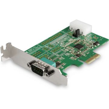 StarTech.com 1-port PCI Express RS232 Serial Adapter Kaart, PCIe RS232 Serial Host Controller Kaart, PCIe naar Serieel DB9, 16950 UART, Low Profile Uitbreidingskaart, Windows & Linux (PEX1S953LP) - Seriële adapter