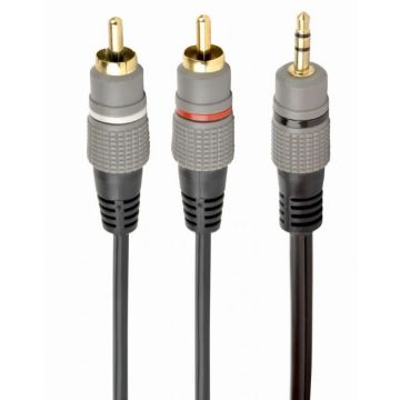 gembird 3,5 mm Stereo-stekker auf 2*RCA-stekker 1,5m Kabel