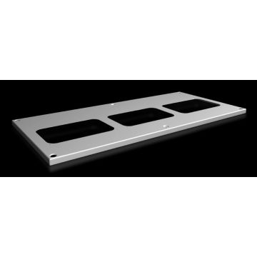 Rittal SV Dachblech voor VX, BT: 850x400 mm, voor Kabeleinfüh