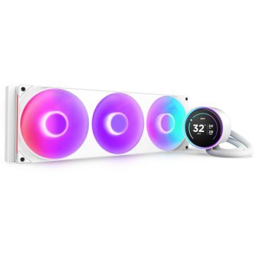 NZXT Kraken Elite RGB 420 White - Waterkoeler
