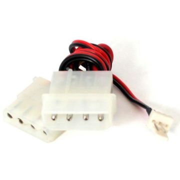 StarTech.com 12" Ventilator / fan adapter - TX3 naar 2x LP4 Power Y splitter kabel
