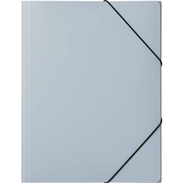 PAGNA Gummizugmappe A4 PP Pastell eco 3 Einschlagskl. grblau