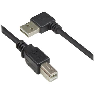 Good Connections USB2.0 Kabel EASY A gew.-B zwart. 0,5m