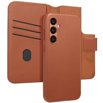 Accezz Leather Bookcase 2-in-1 met MagSafe Samsung Galaxy S24 Plus - Sienna Brown