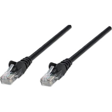 Intellinet Patchkabel RJ45 U/UTP Cat5e 15m Hebelschutz zwart