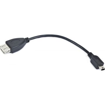 gembird USB OTG AF auf Mini BM Adapterkabel, 0,15 m