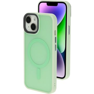 Hardcover met Corner Protection en geschikt voor MagSafe voordelen: + Transparante frosted afwerking: frisse uitstraling en tijdloos ontwerp + MagSafe geschikt: de ingebouwde magneet is geschikt voor alle Apple MagSafe accessoires en laders! + Impact prot