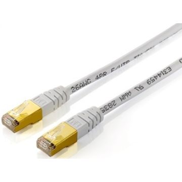 Equip Patchkabel RJ45 F/UTP Cat5e 10.00m wit (FTP) Blister