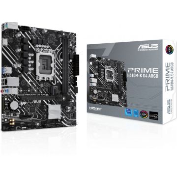 ASUS PRIME H610M‑K D4 ARGB - moederbord