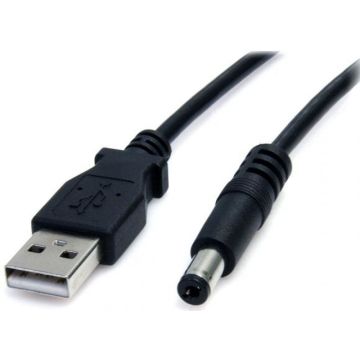 StarTech.com USB naar 5,5 mm voedingskabel - type M connector