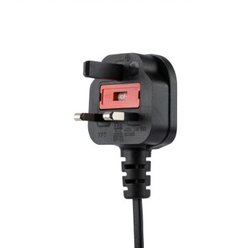 StarTech.com 2m UK Laptop Stroomkabel, BS 1363 naar C7, 2.5A 250V, 18AWG, Zwart, UK Laptop Vervangkabel, Printer Voedingskabel, Laptop Lader Kabel  Laadkabel, UL-Listed (PXTNB2SUK6) - Voedingskabel