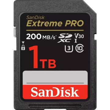 SanDisk Extreme PRO SDHC V30 1TB - Flashgeheugenkaart