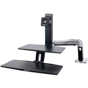 Ergotron WorkFit-A with Suspended Keyboard, Single LD Standing Desk - Stand