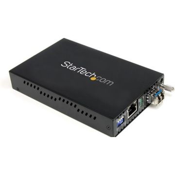 StarTech.com 1000 Mbits Gigabit Single Mode Glasvezel Converter LC 40 km - Glasvezel mediaconverter