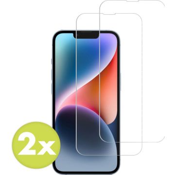 Accezz Gehard Glas Screenprotector 2-pack iPhone 13 / 13 Pro / 14 / 16e