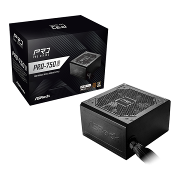 Asrock PRO-750B - Voeding