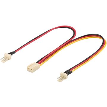 goobay 3-Pin Y-Kabel 0,22m