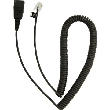 Jabra QD cord naar RJ10  - Kabel voor telefoonhoorn
