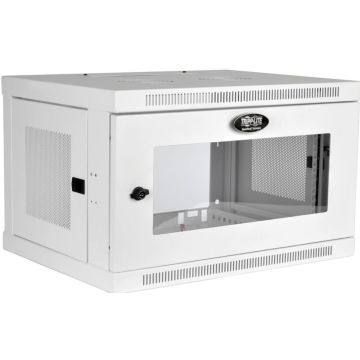 Eaton Tripp Lite Series 6U Wall Mount Rack Enclosure Server Cabinet White w Acrylic Glass Door - Rack kast