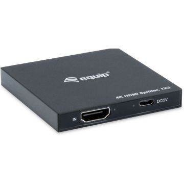 Equip HDMI Splitter 1.4 2 Port Ultra Slim 4K/30Hz zwart EndlessOS