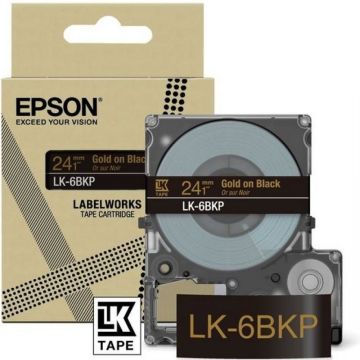 Epson LabelWorks LK-6BKP - Metalliek