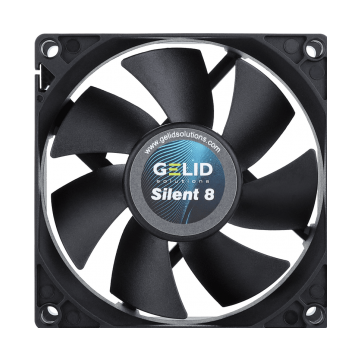 Gelid Solutions Silent 8 Black - Ventilator