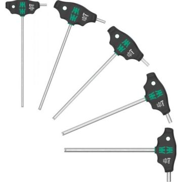 Wera 454/5 HF SHK Set 1 schroevendraaier Quergriff Hex-Plus