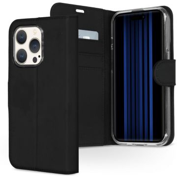 Accezz Wallet Softcase Bookcase iPhone 15 Pro - Zwart