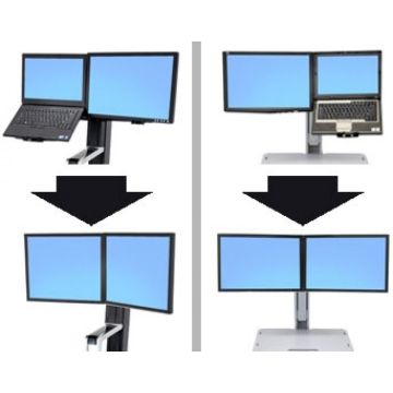 Ergotron WorkFit - Bevestigingscomponent (conversiekit)