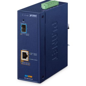 Planet 1-Port SFP+ / 1-Port GE PoE++ Man. Media Converter IX